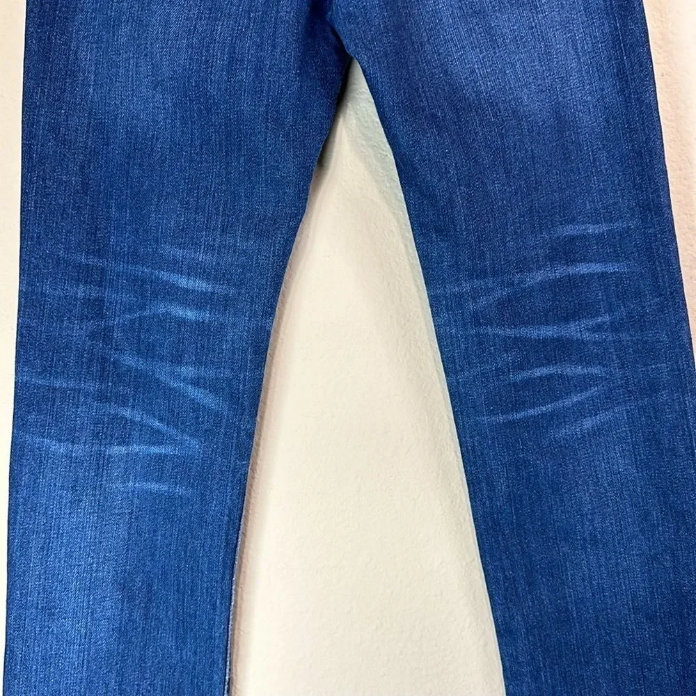 7 For All Mankind Slimmy Straight Leg Jeans Blue Size 12 Preppy Streetwear